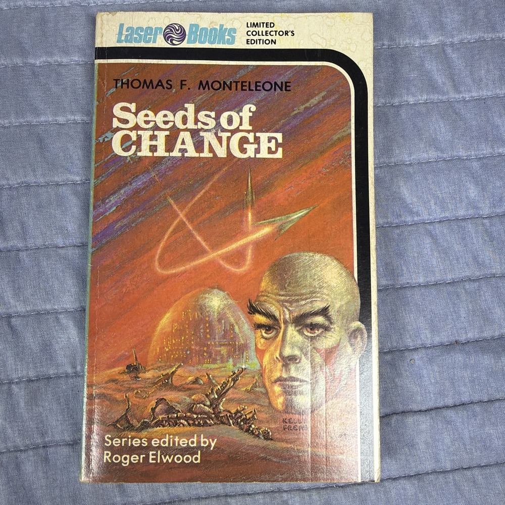 Seeds of Change by Thomas F. Monteleone Laser Books Vintage Sci-Fi Paperback